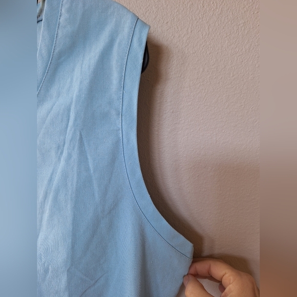 NWT COOFANDY Mens 2 Piece Linen Blend Set. Tank/Trousers. Size M - Picture 3 of 12